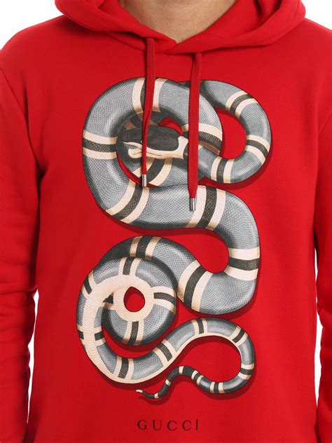 gucci snake supreme hoodies